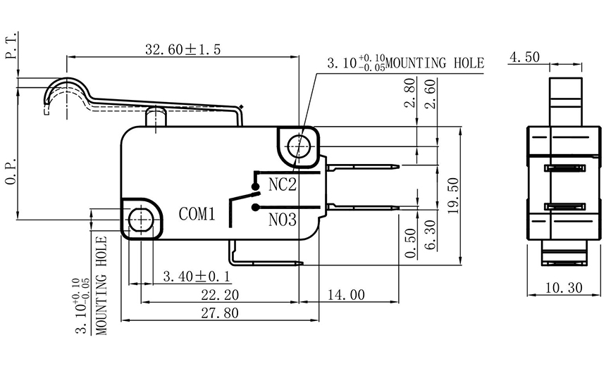 push button switch micro