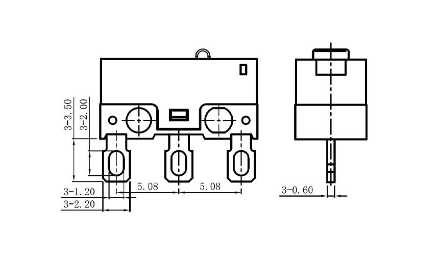 G10A small  shift lever micro switch 