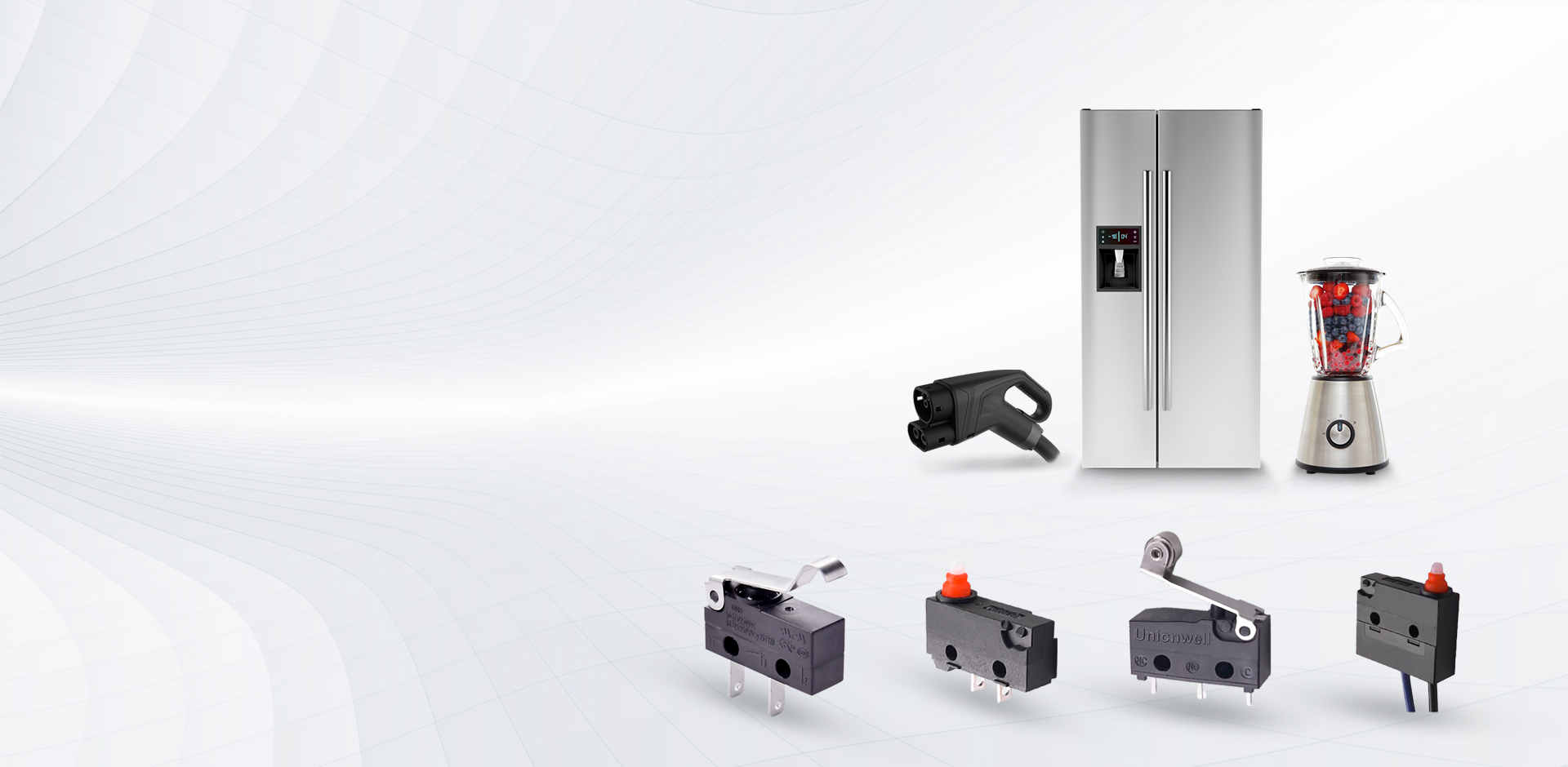 Multifunctional Micro Switches for Use in Home Appliances, Electric Vehicles and Charging Devices.