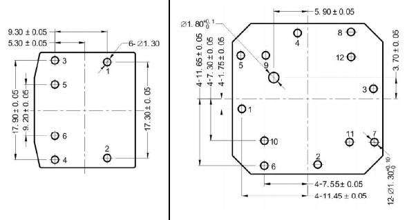 product drawing of g19 series waterproof seat adjustment switches4