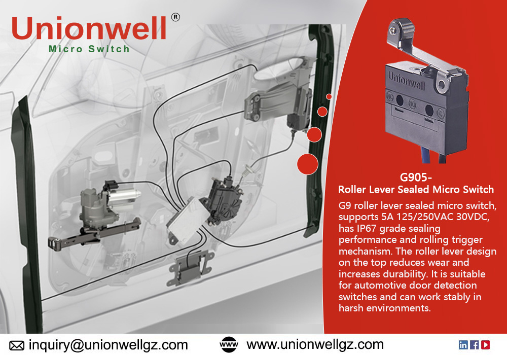 Unionwell G9 Series Micro Switch: A Reliable Guardian for Every Car Door Action