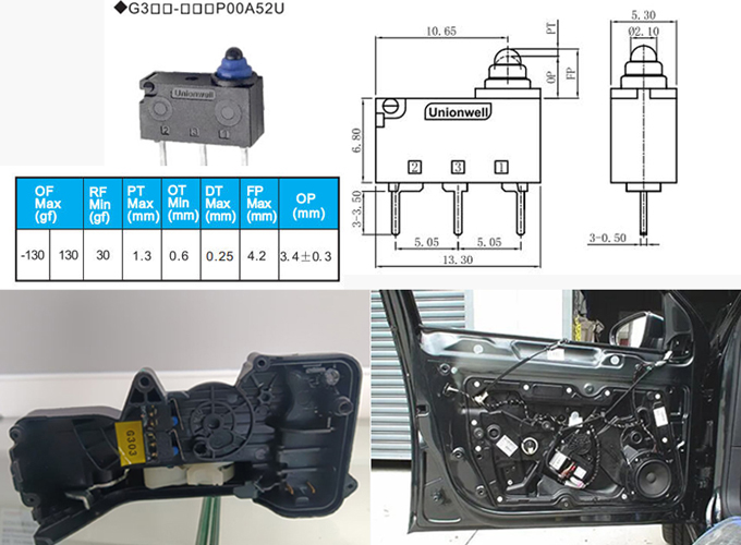 Automotive Door Lock Switch Applications